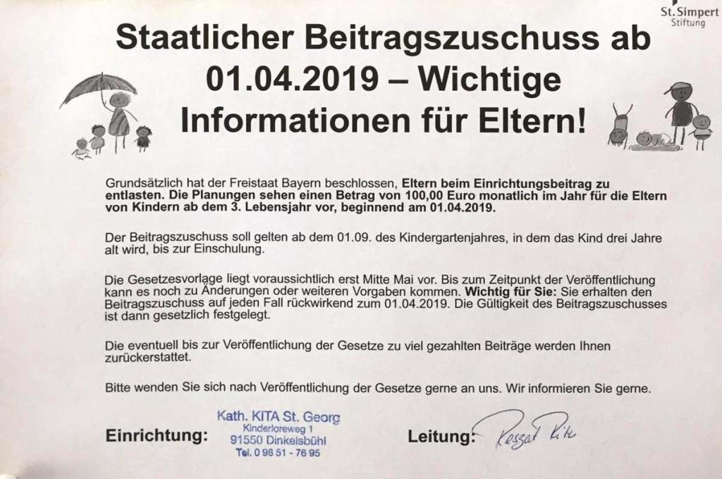 Staatlicher Zuschuss zum Kita-Beitrag > Info > – Kath.Kindertagesstätte